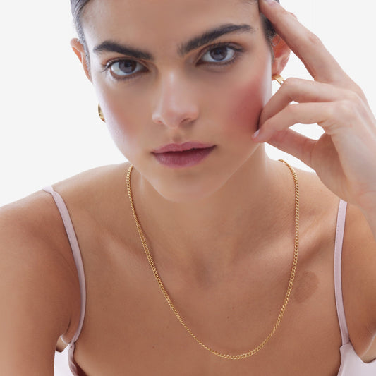 Collar largo Sincerely 60 cm en Plata