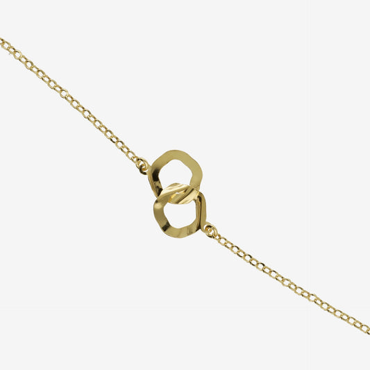 Pulsera Essence textura círculo en Plata