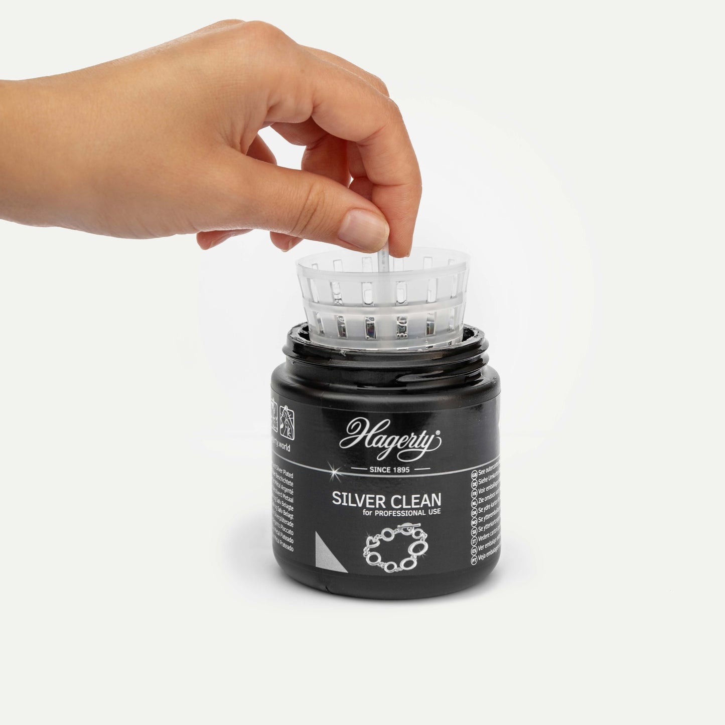Limpia joyas de Plata para uso profesional 170ml