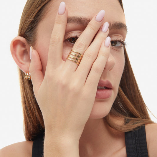 Anillo ajustable Briseida en Plata