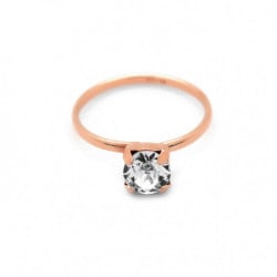 Pink Gold Ring Minimal Basic