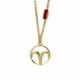 Horoscope aries siam necklace in gold plating image