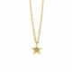 Collar estrella crystal de Celeste en oro