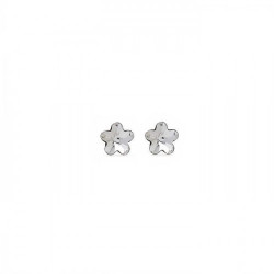 Little Flowers flower crystal earrings in silver