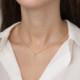 Collar rayo crystal de Areca en oro cover