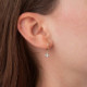 Dakota crystal hoop earrings in gold plating cover