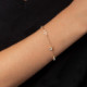 Dakota airplane crystal bracelet in gold plating cover