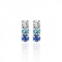 Celina sapphire earrings in silver