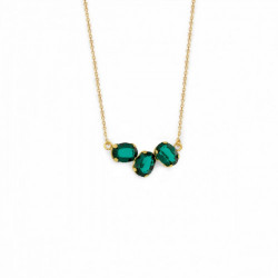 Collar oval emerald de Celine en oro