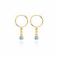 Gold Earrings Niwa Earrings of ring image