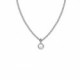 Lis crystal necklace in silver