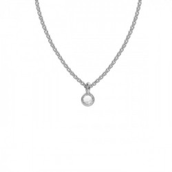 Lis crystal necklace in silver