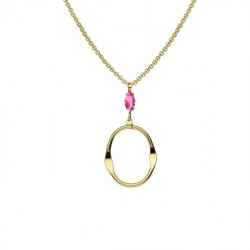 Eleonora rose necklace in gold plating
