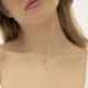 Eleonora rose necklace in gold plating cover