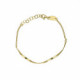 Eleonora semi-rigid bracelet in gold plating image