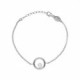 Dahlia pearl bracelet in silver image
