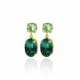 Pendientes oval emerald de Celine en oro image