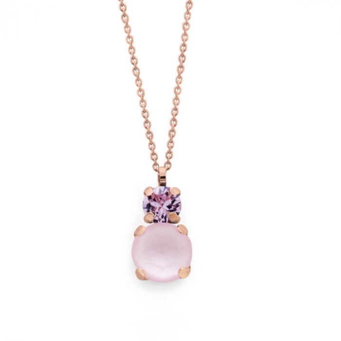 Pink Gold Necklace Celine You and I