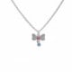 April dragonfly multicolour necklace in silver image