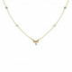 April dragonfly multicolour necklace in gold image