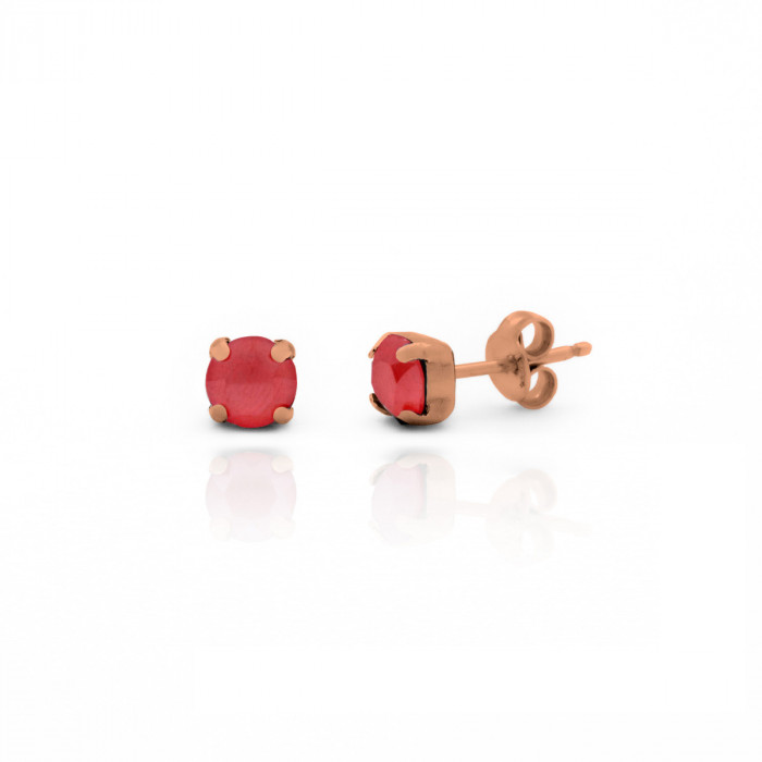 Pink Gold Earrings Celine mini