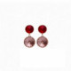 Basic circle rosa vintage earrings in rose gold image