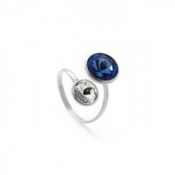 Basic sapphire ring in silver