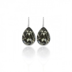 Essential diamond earrings in silver