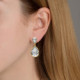 Essential tear crystal earrings in gold plating cover
