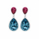 Essential Teardrop aquamarine earrings in silver image