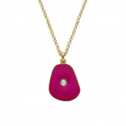 Ashley fuchsia necklace in gold plating