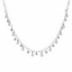 Obelia crystal necklace in silver image