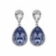 Essential Teardrop provence lavanda earrings in silver image