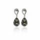 Essential diamond earrings in silver image