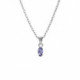 Bianca marquise provence lavanda necklace in silver image