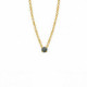 Celina mini diamond necklace in gold plating image