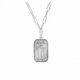 Nagore crystal necklace in silver image