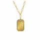 Nagore tulipes crystal necklace in gold plating image