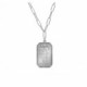 Nagore tulipes crystal necklace in silver image