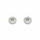 Perlite pearl earrings in silver image