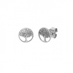 Tree earrings in silver