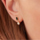 Arisa emerald emerald earrings in gold plating cover