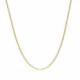Thin cable chain necklace 65 cm in gold plating image