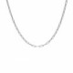 Thin cable chain necklace 45 cm in silver image
