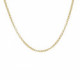 Gold-plated rolo chain of 45 cm image