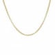 Thin rolo chain necklace 45 cm in gold plating image