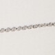 Thin rolo chain necklace 45 cm in silver cover