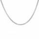 Thick rolo chain necklace 45 cm in silver image