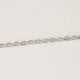 Thick gauge chain necklace 45 cm in silver cover