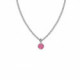 Lis rose necklace in silver image